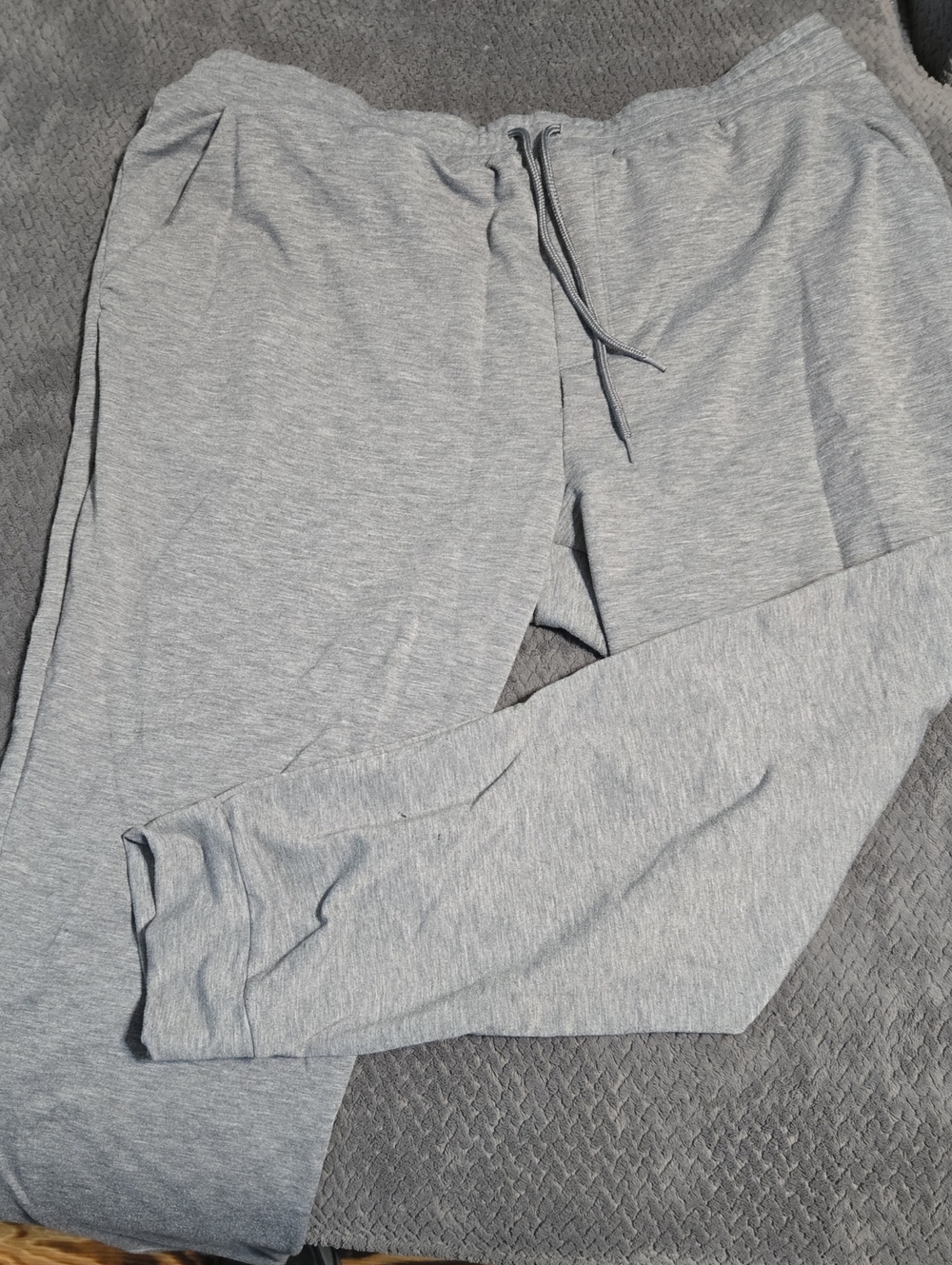 Athletic Works Light Gray Men's Jogger Sweatpants